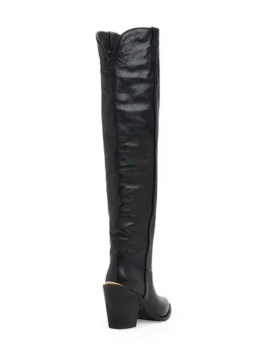 Partlow Women's Jojo 90MM Leather Knee-High Boots - Nero - Size 11 | Thumbnail 3 Partlow Women's Jojo 90MM Leather Knee-High Boots - Nero - Size 11 | Thumbnail 3