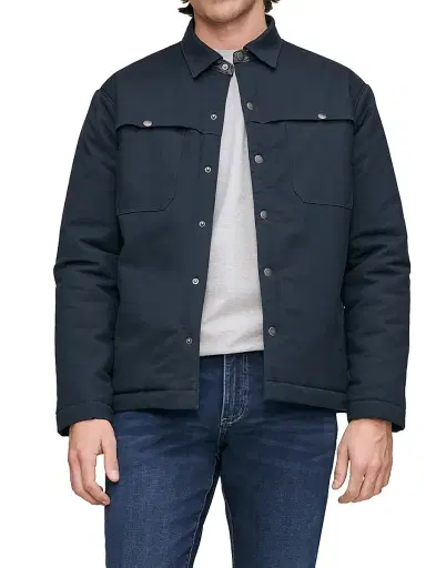 DL1961 Men's Derreck Overshirt - Depths | Thumbnail 2