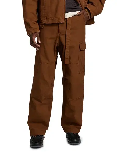 Sacai Men's x Carhartt WIP Duck Cargo Cotton Pants - Dark Beige - Size XL | Thumbnail 3