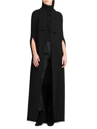 Dolce & Gabbana Women's Wool Long Coat - Nero - Size 10 | Thumbnail 3 Dolce & Gabbana Women's Wool Long Coat - Nero - Size 10 | Thumbnail 3