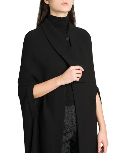 Dolce & Gabbana Women's Wool Long Coat - Nero - Size 10 | Thumbnail 6 Dolce & Gabbana Women's Wool Long Coat - Nero - Size 10 | Thumbnail 6
