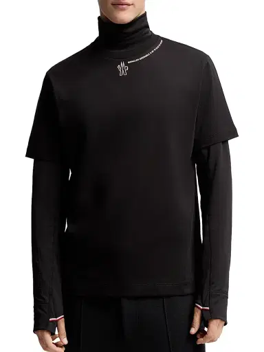 Moncler Grenoble Men's Crewneck T-Shirt in Cotton | Thumbnail 2 Moncler Grenoble Men's Crewneck T-Shirt in Cotton | Thumbnail 2