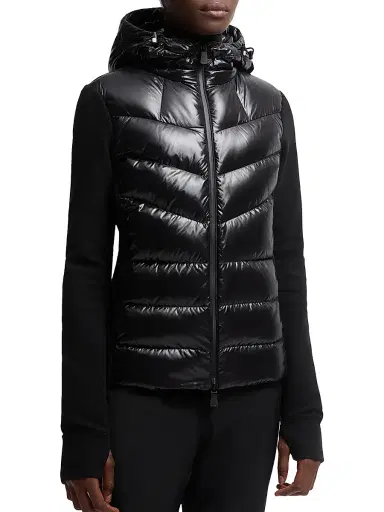 Moncler Grenoble Women's Down-Filled Hoodie - Black - Size XL | Thumbnail 2 Moncler Grenoble Women's Down-Filled Hoodie - Black - Size XL | Thumbnail 2