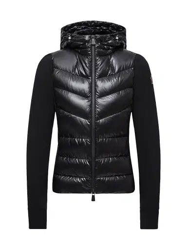 Moncler Grenoble Women's Down-Filled Hoodie - Black - Size XL | Thumbnail 1 Moncler Grenoble Women's Down-Filled Hoodie - Black - Size XL | Thumbnail 1