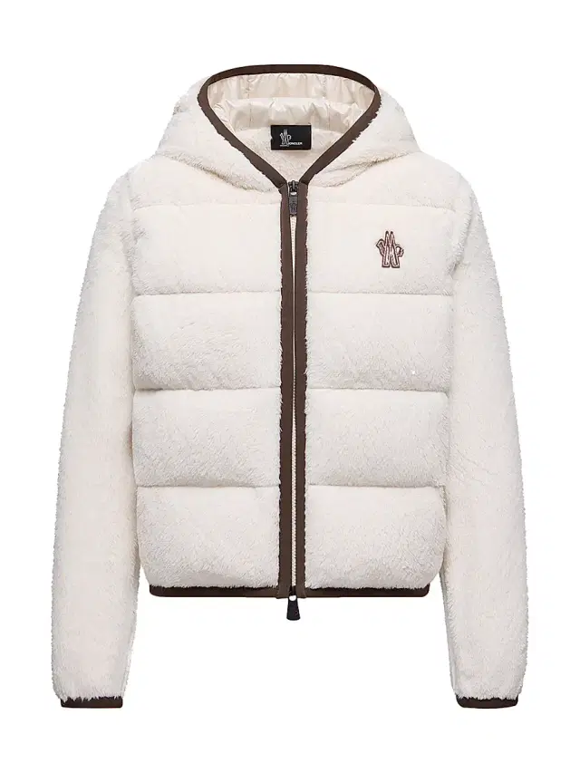 Women's Down-Filled Hoodie in Polartec - White