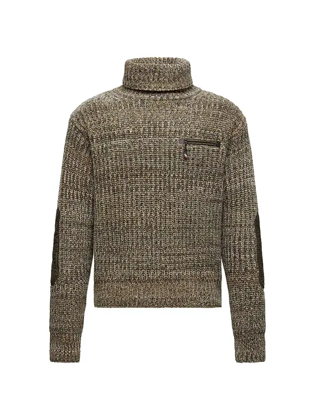 Men's Sweater in Wool - Sage Green