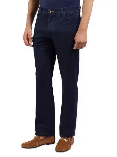 Stefano Ricci Men's Stretch Denim Sport Jeans - Dark Blue - Size 44 | Thumbnail 2 Stefano Ricci Men's Stretch Denim Sport Jeans - Dark Blue - Size 44 | Thumbnail 2
