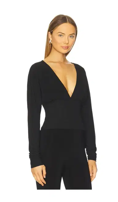 superdown Cece Dolman Sleeve Top In Black | Thumbnail 2