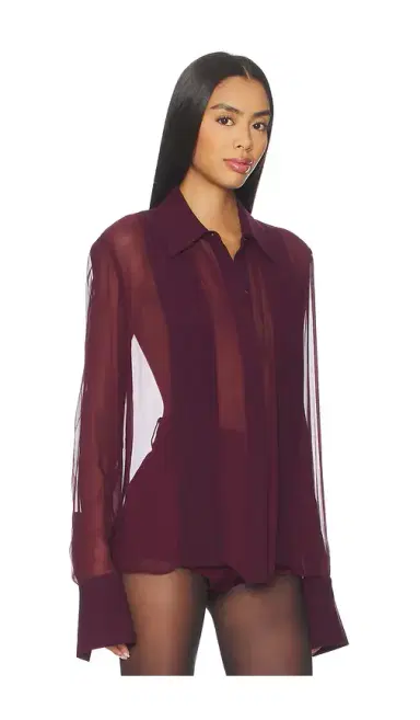 SANS FAFF Meghan Panelled Silk Blouse | Thumbnail 2