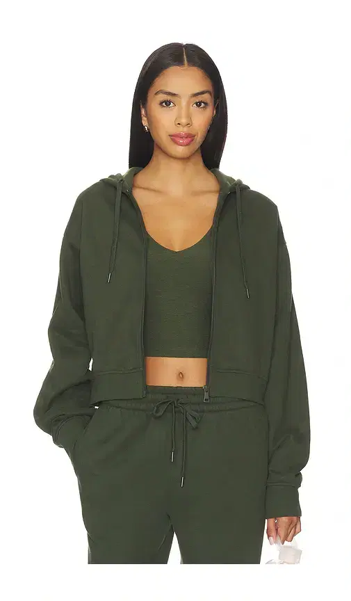 Beyond Yoga Luxe Fleece Zip Up Hoodie
