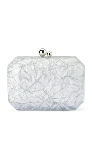 olga berg Mateo Metallic Clutch | Thumbnail 1 olga berg Mateo Metallic Clutch | Thumbnail 1