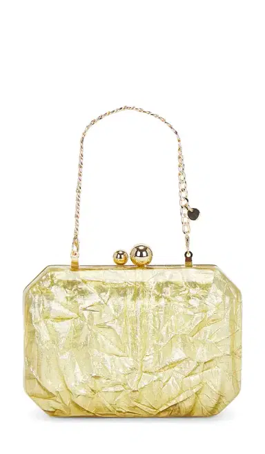 olga berg Mateo Metallic Clutch | Thumbnail 2 olga berg Mateo Metallic Clutch | Thumbnail 2
