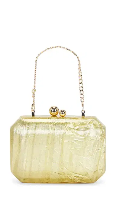 olga berg Mateo Metallic Clutch | Thumbnail 1 olga berg Mateo Metallic Clutch | Thumbnail 1