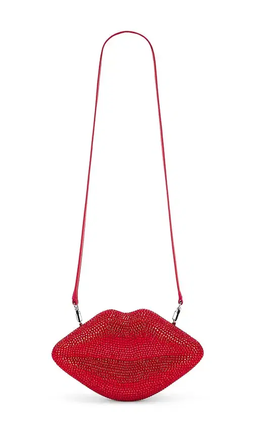Crystal Lip Clutch