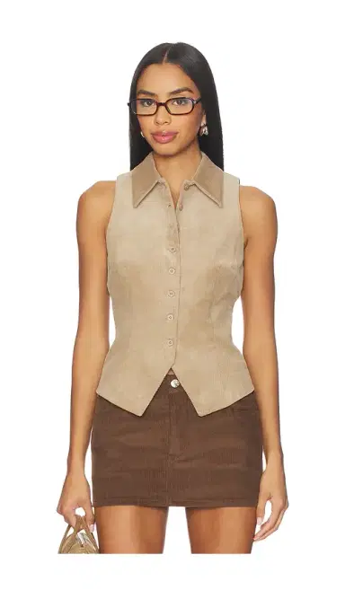 SEROYA Becky Corduroy Vest | Thumbnail 1