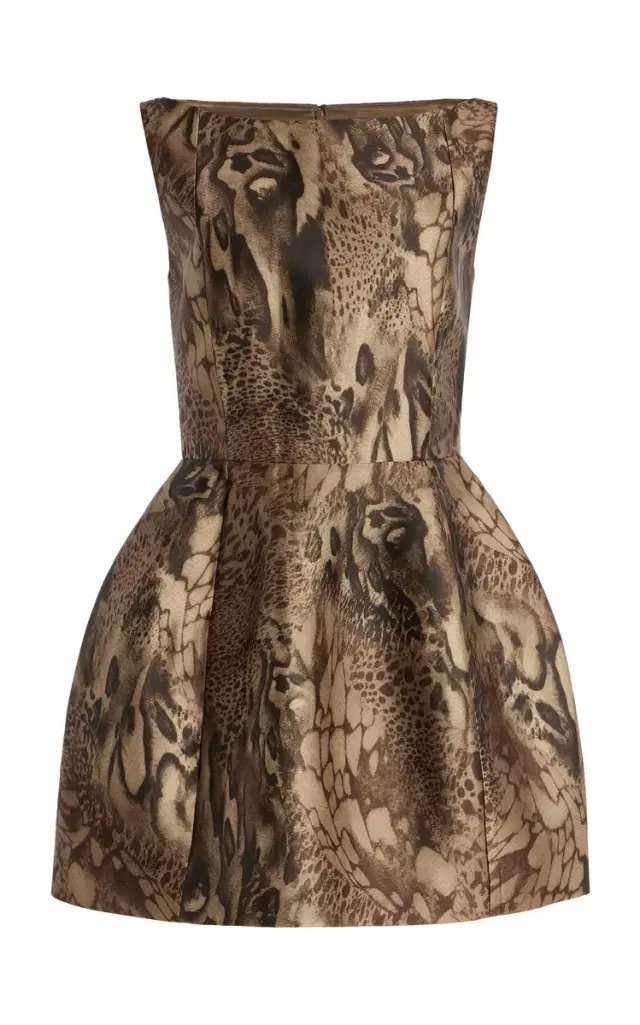 De La Vali Exclusive Pampero Twill Mini Dress
