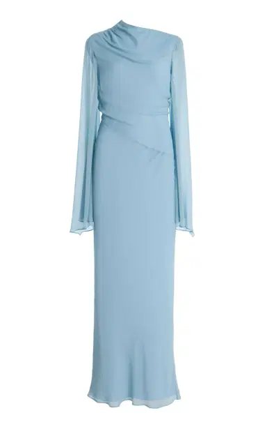 De La Vali Exclusive Olas Satin Maxi Dress | Thumbnail 1 De La Vali Exclusive Olas Satin Maxi Dress | Thumbnail 1