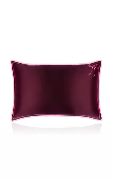 Slip Lace-Trimmed Silk Queen Pillowcase | Thumbnail 4 Slip Lace-Trimmed Silk Queen Pillowcase | Thumbnail 4