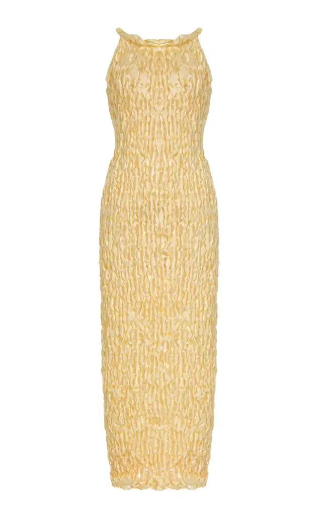 Hand-Knit Ribbon Gown