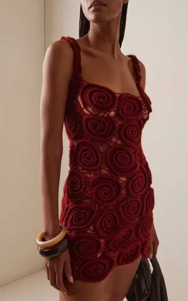 Nia Thomas Spiral Knit Mini Dress | Thumbnail 2