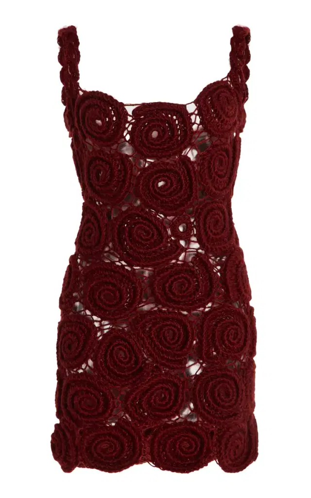 Spiral Knit Mini Dress