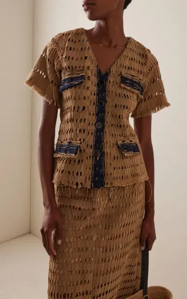 Busayo Lara Openwork Cotton Top | Thumbnail 2 Busayo Lara Openwork Cotton Top | Thumbnail 2