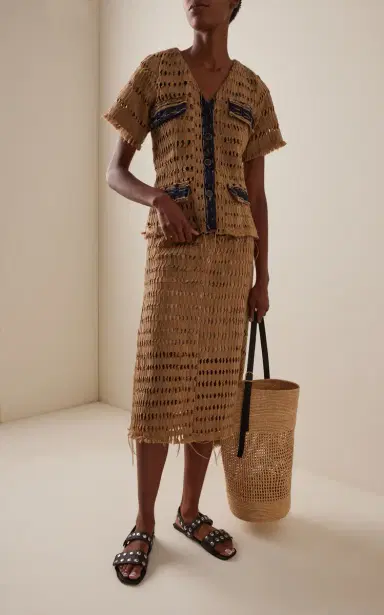 Busayo Lara Openwork Cotton Top | Thumbnail 3 Busayo Lara Openwork Cotton Top | Thumbnail 3