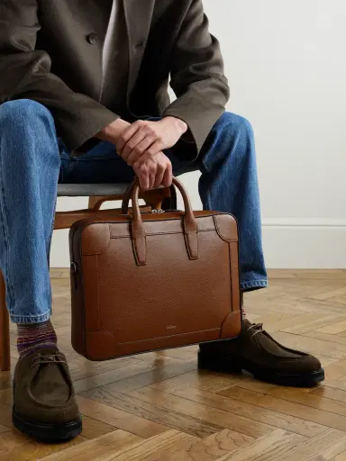 Mulberry Belgrace Full-Grain Leather Briefcase - Men | Thumbnail 6 Mulberry Belgrace Full-Grain Leather Briefcase - Men | Thumbnail 6