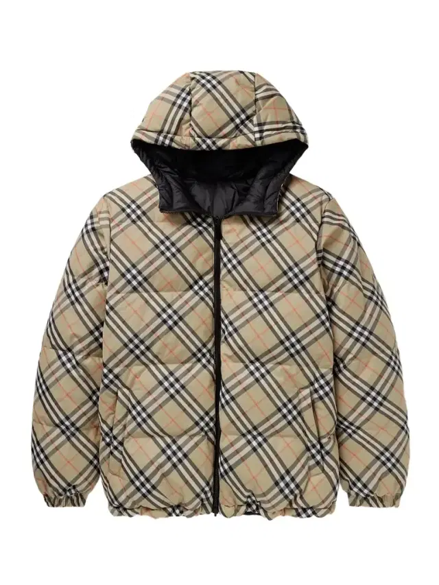 Burberry Reversible Checked Quilted Shell Hooded Down Jacket - Men