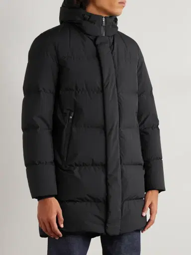 HERNO Slim-Fit Quilted Shell Hooded Down Parka - Men | Thumbnail 3 HERNO Slim-Fit Quilted Shell Hooded Down Parka - Men | Thumbnail 3