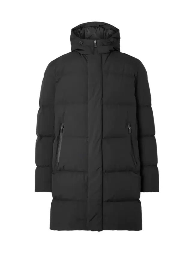 Slim-Fit Quilted Shell Hooded Down Parka - Men