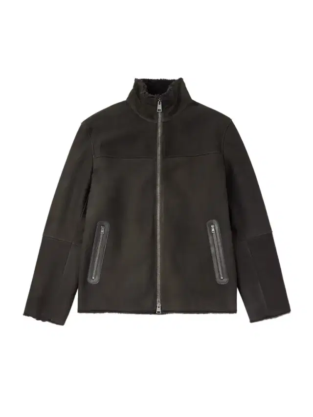 HERNO Leather-Trimmed Panelled Shearling Jacket - Men