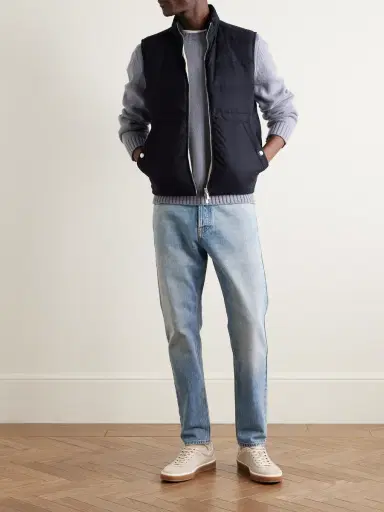 ELEVENTY Quilted Wool Down Gilet - Men | Thumbnail 2