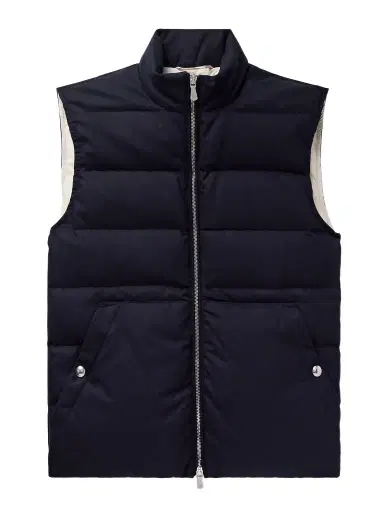 ELEVENTY Quilted Wool Down Gilet - Men | Thumbnail 1