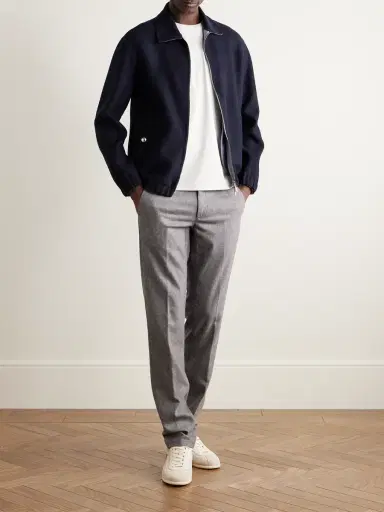 ELEVENTY Wool-Felt Bomber Jacket - Men | Thumbnail 2