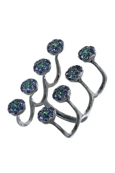 STEFERE Blue Sapphire Open Aurore Ring | Thumbnail 1