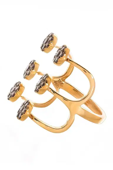 STEFERE Brown Diamond Open Ring | Thumbnail 5 STEFERE Brown Diamond Open Ring | Thumbnail 5
