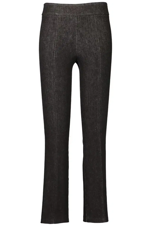 AVENUE MONTAIGNE Jet Set Stretch Pant - Brown Denim