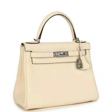 HERMÈS Hermes Kelly Retourne 28 Nata Clemence Palladium Hardware | Thumbnail 2
