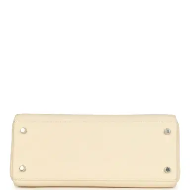 HERMÈS Hermes Kelly Retourne 28 Nata Clemence Palladium Hardware | Thumbnail 6