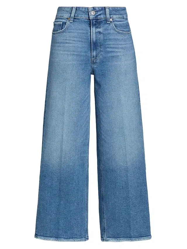 PAIGE Women's Sasha High-Rise Crop Jeans - Buckingham