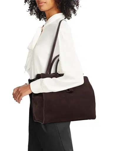 Nili Lotan Women's Lou Suede Tote Bag | Thumbnail 2 Nili Lotan Women's Lou Suede Tote Bag | Thumbnail 2