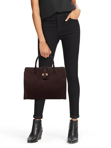 Nili Lotan Women's Lou Suede Tote Bag | Thumbnail 3 Nili Lotan Women's Lou Suede Tote Bag | Thumbnail 3