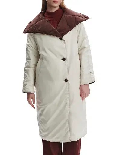 Varley Women's Annalise Reversible Wrap Coat - Deep Mahogany | Thumbnail 8 Varley Women's Annalise Reversible Wrap Coat - Deep Mahogany | Thumbnail 8
