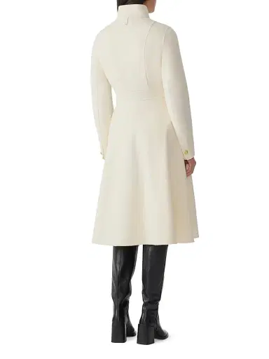 Mackage Women's Annia Wool Flared Wrap Coat - Cream - Size XXL | Thumbnail 4 Mackage Women's Annia Wool Flared Wrap Coat - Cream - Size XXL | Thumbnail 4