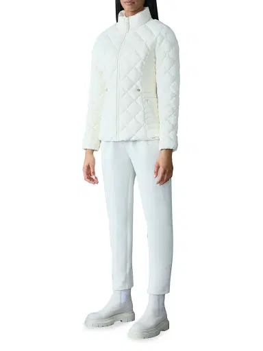 Mackage Women's Vik Quilted Down Jacket - Cream - Size XL | Thumbnail 2 Mackage Women's Vik Quilted Down Jacket - Cream - Size XL | Thumbnail 2