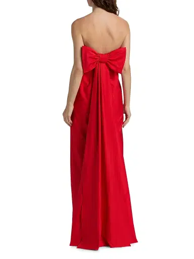 As It May Women's Camille Faille Strapless Column Gown | Thumbnail 5 As It May Women's Camille Faille Strapless Column Gown | Thumbnail 5