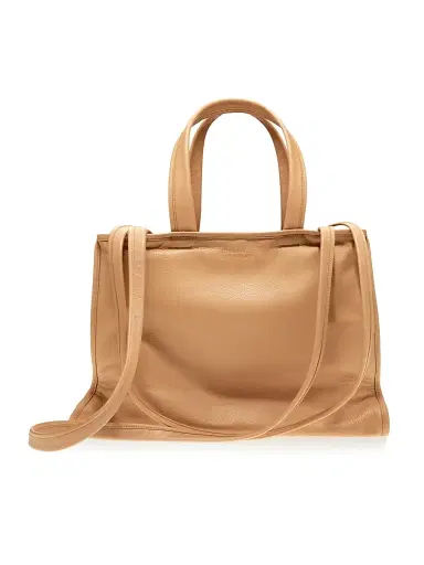 TELFAR Men's Medium Carry Logo Leather Bag | Thumbnail 3 TELFAR Men's Medium Carry Logo Leather Bag | Thumbnail 3