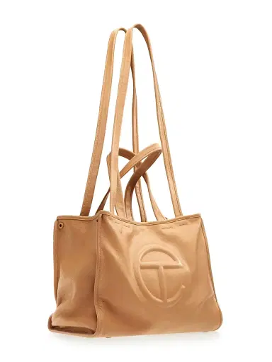 TELFAR Men's Medium Carry Logo Leather Bag | Thumbnail 5 TELFAR Men's Medium Carry Logo Leather Bag | Thumbnail 5