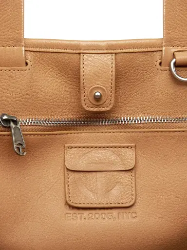 TELFAR Men's Medium Carry Logo Leather Bag | Thumbnail 8 TELFAR Men's Medium Carry Logo Leather Bag | Thumbnail 8